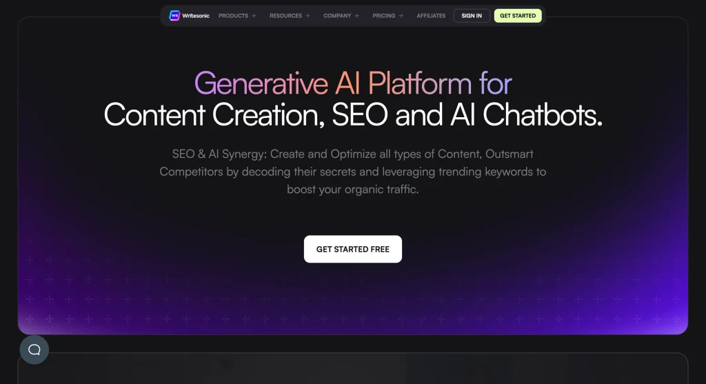 Writesonic AI tool
